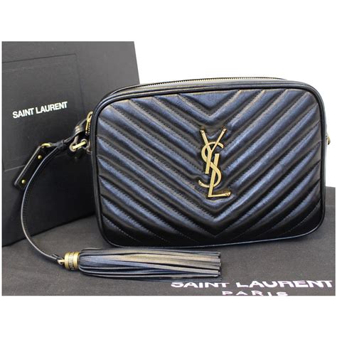 ysl crossbody camera bag black